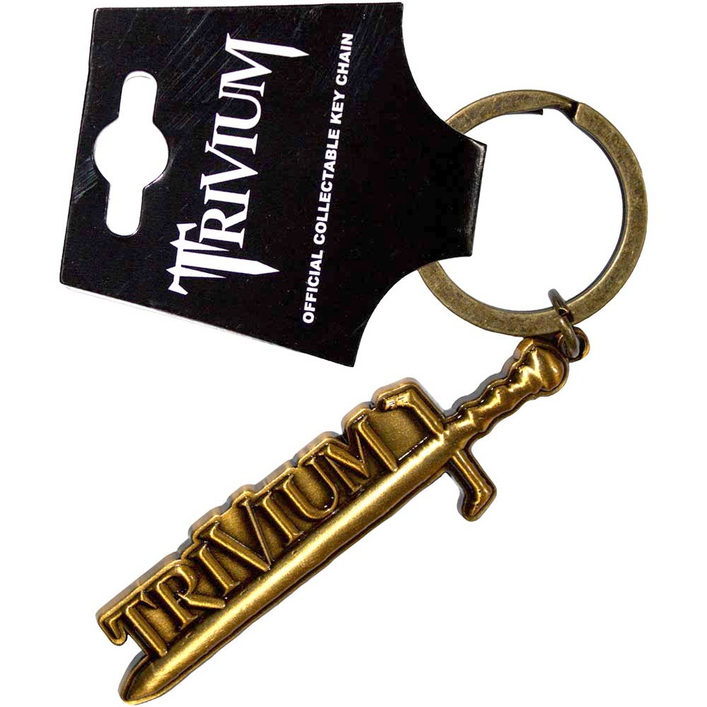 Trivium - Gold Sword Sleutelhanger - Goudkleurig